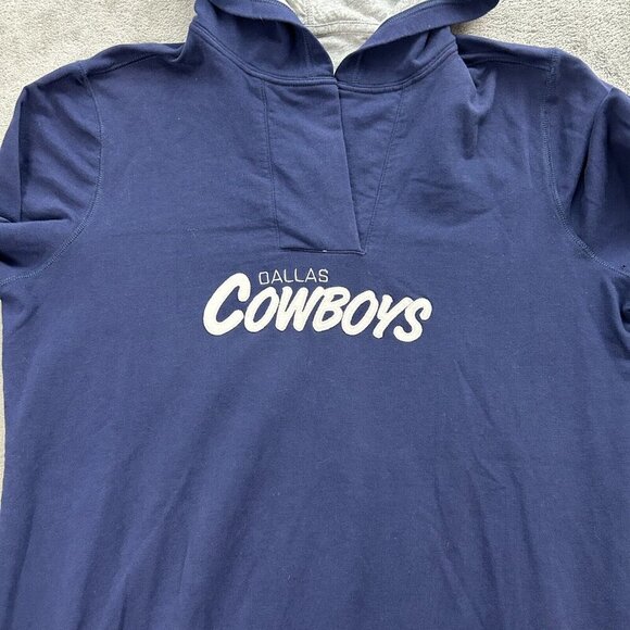 Nike Hoodie Women’s XXL Dallas Cowboys Pullover Sweatshirt Blue NFL Team Apparel - Picture 4 of 12